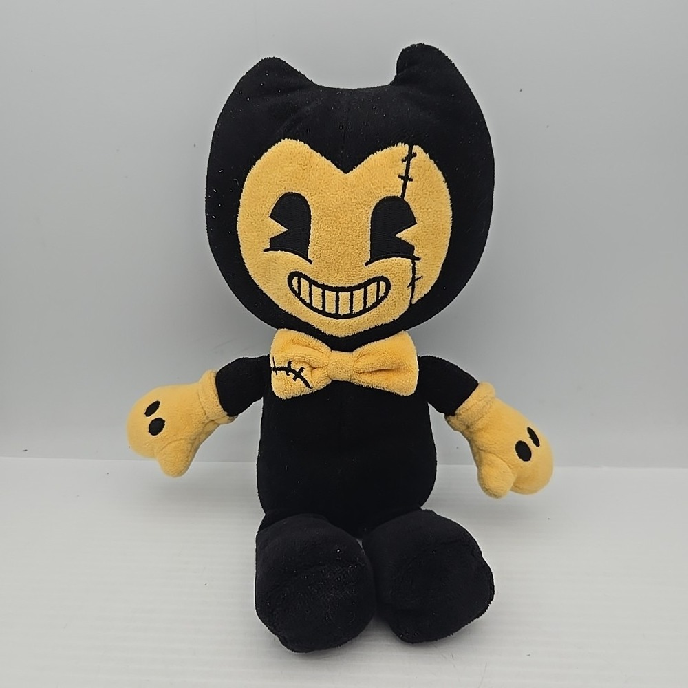 Bendy and the Dark Revival Bendy 10 Inch Plush Black Yellow Stuffed Toy